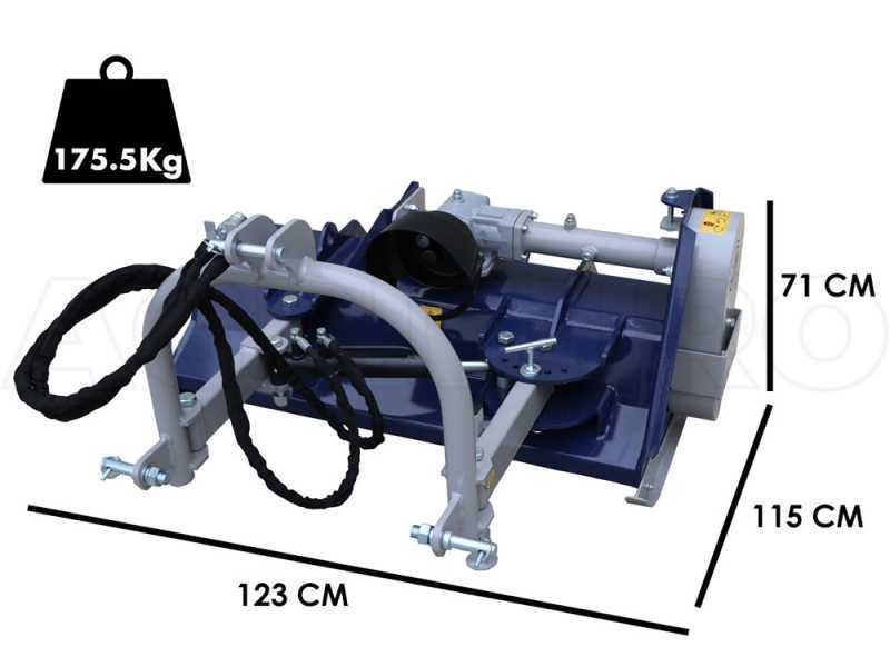 BullMach ERMES 105 SH - Tractor-mounted flail mower - Light series - Hydraulic shift