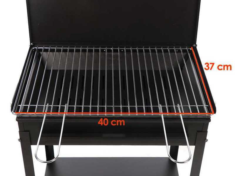 Seven Italy Stromboli Small - Handmade charcoal barbecue - 40x28 cm