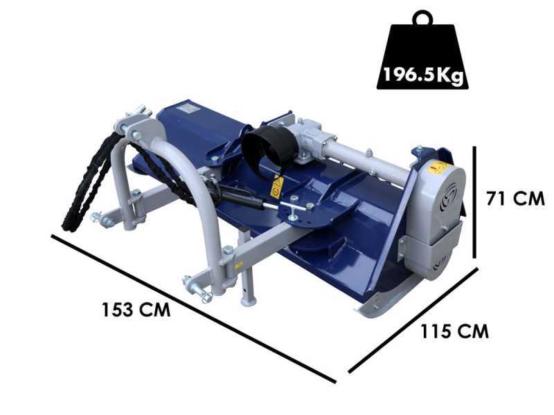 BullMach ERMES 135 S - Tractor-mounted flail mower - Light series - Manual shift