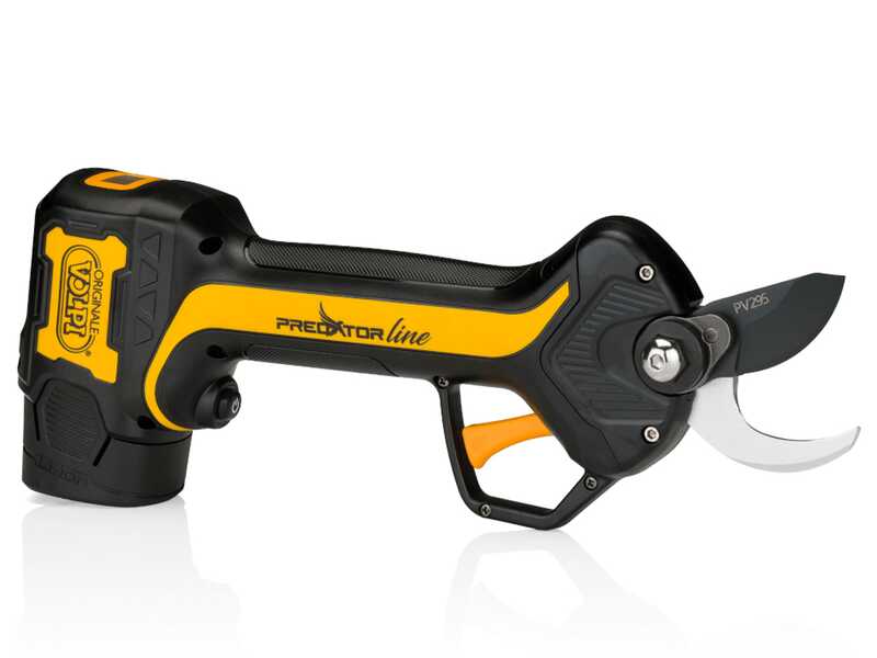 Volpi PV295 Battery-powered Electric Pruning Shears - 2 Batteries Included - 14.4V 2.5Ah