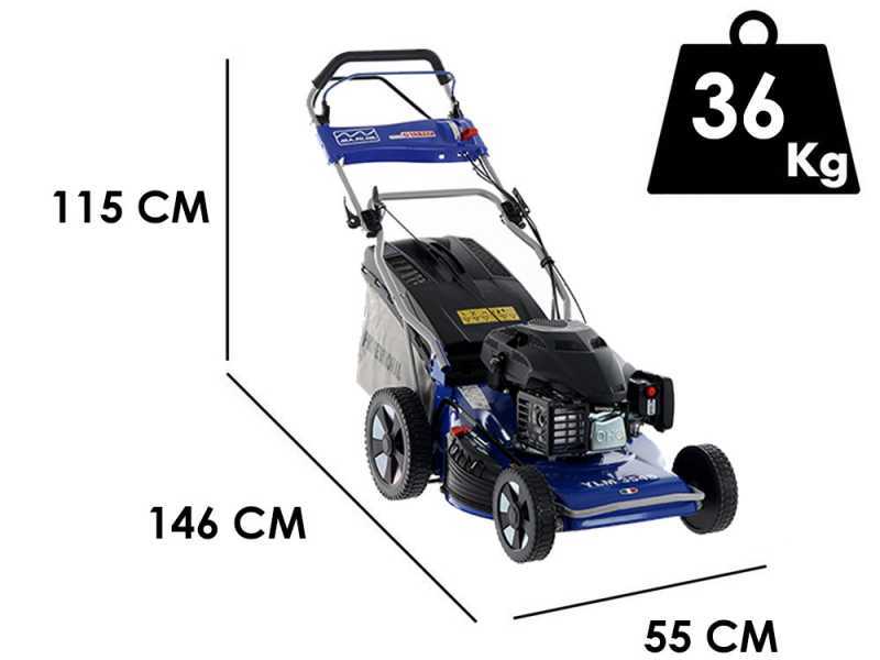 Marina Systems YLM 354 S Self-propelled Petrol Lawn Mower - 52 cm Cutting Width - Yamaha MA190 Engine - 4 in1