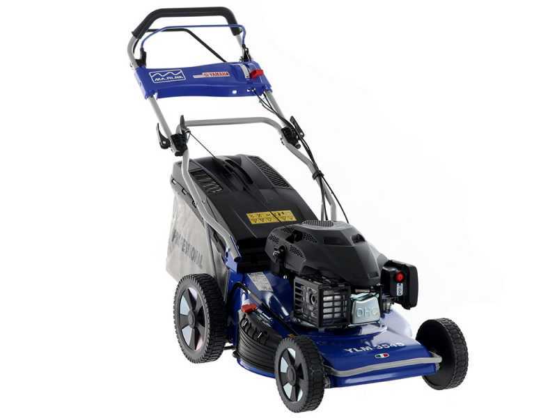 Marina Systems YLM 354 S Self propelled Petrol Lawn Mower 52 cm Cutting Width Yamaha MA190 Engine 4 in1