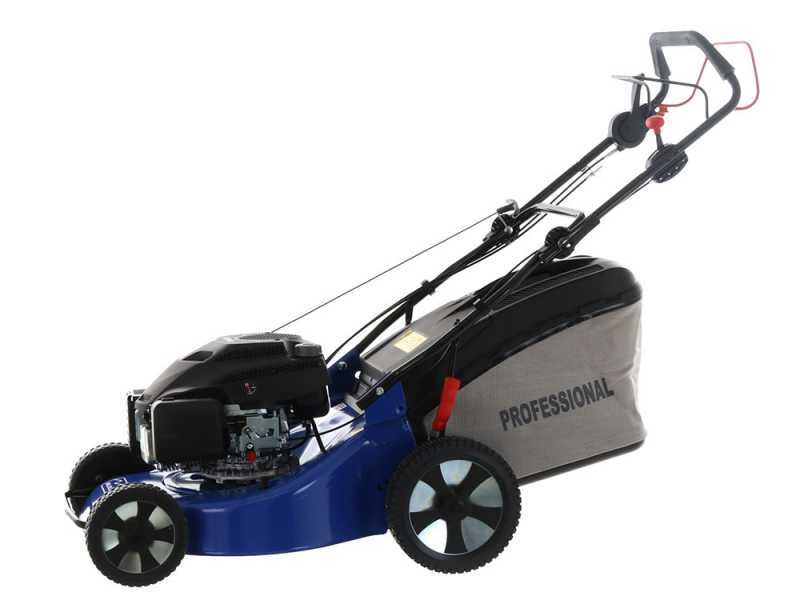 Ma.ri.na Systems YLM 354 S BBC Self propelled Petrol Lawn Mower 52 cm Cutting Width Yamaha MA190 Engine 4 in1