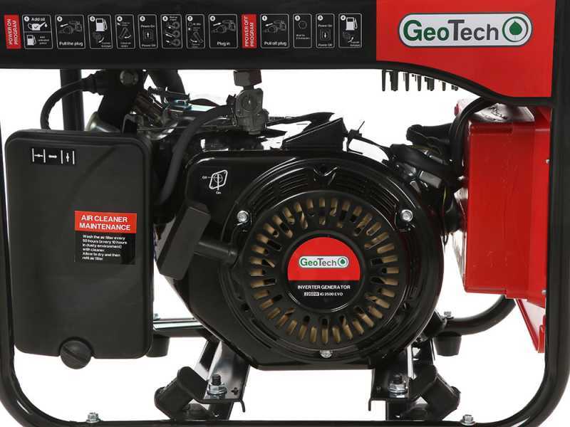 Geotech iG 2500 EVO - 2.5 kW Petrol inverter Power Generator - DC 2.2 kW Single-phase