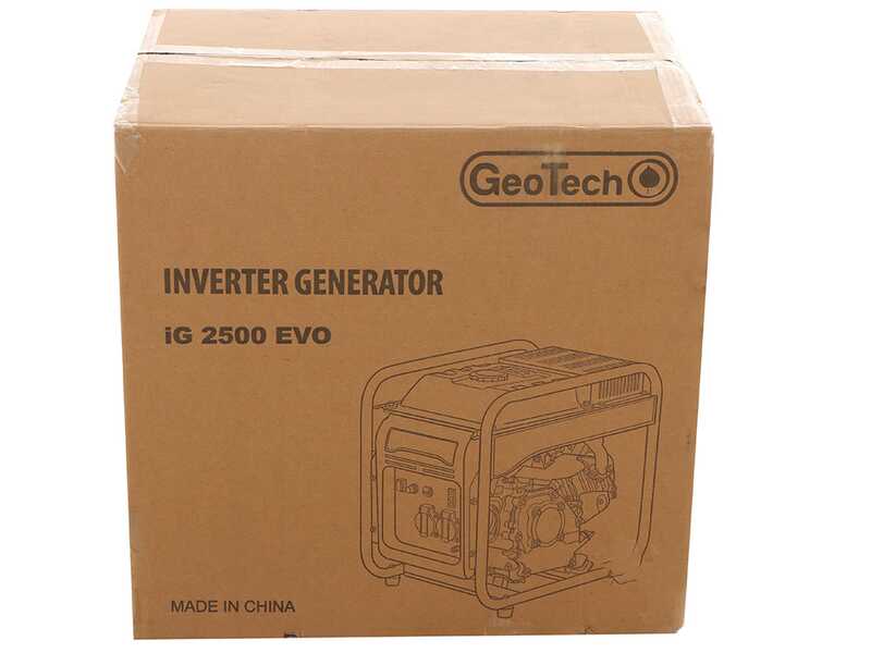 Geotech iG 2500 EVO - 2.5 kW Petrol inverter Power Generator - DC 2.2 kW Single-phase