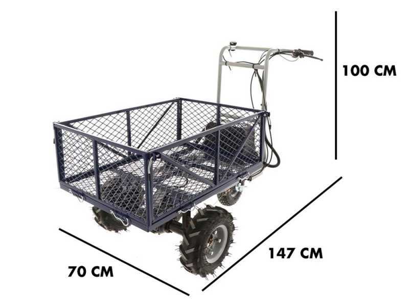 BullMach Helios 230 O Electric Wheelbarrow with 2 Batteries 48V 2Ah