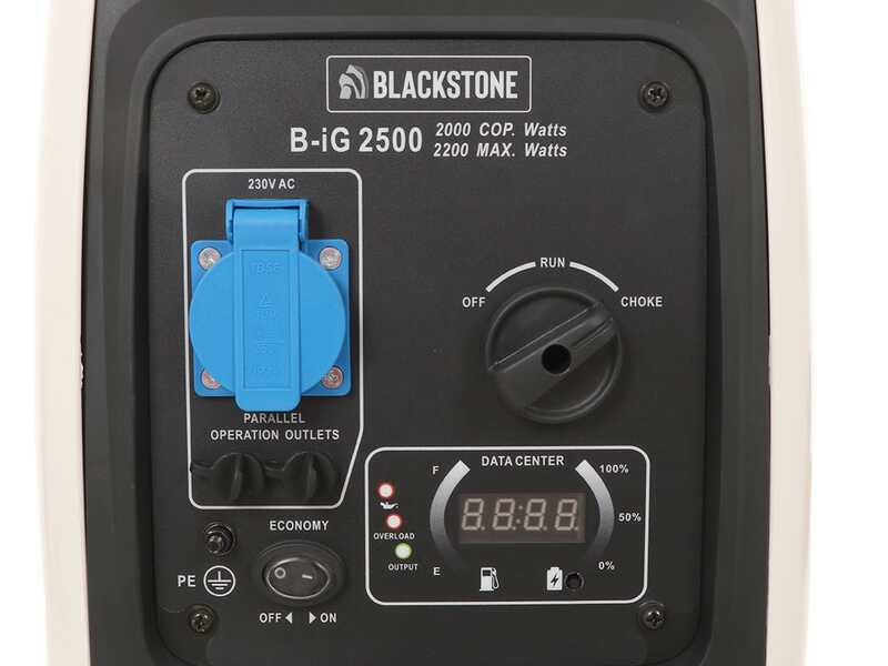 BlackStone B-iG 2500 - 2.2 kW Wheeled Petrol Inverter Power Generator - DC 2 kW Single-phase