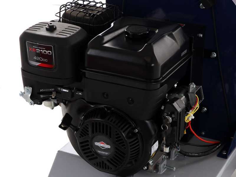 BullMach ZEUS 120 BSE - Professional petrol wood chipper - B&amp;S XR2100 13.5 HP engine with electric start