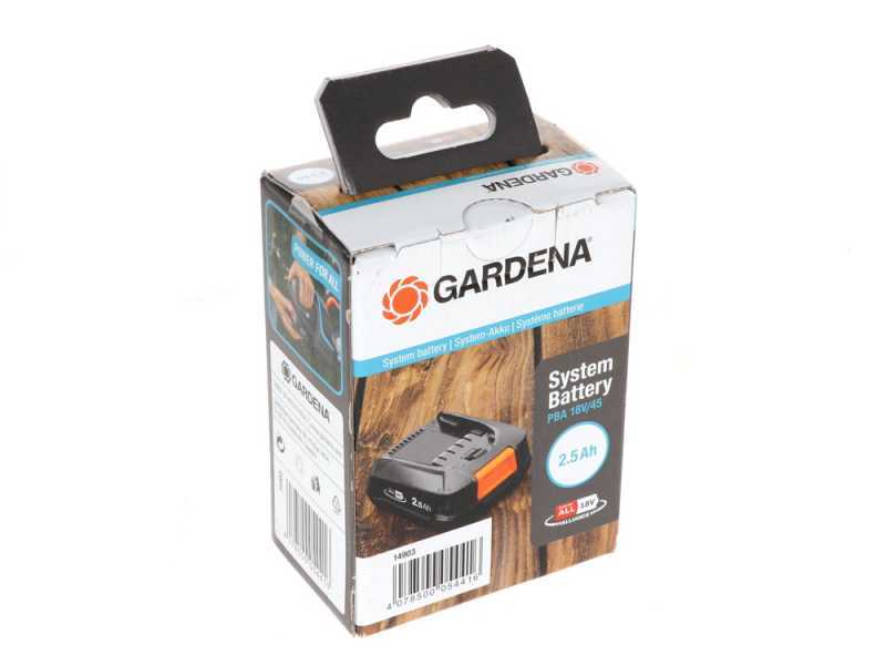 Gardena P4A PBA 18V/45 2,5 Ah Battery