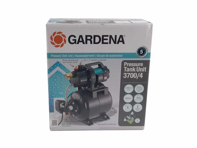 Gardena 3700/4 art. 9023-20 Pump with Autoclave - 19 L Water Tank