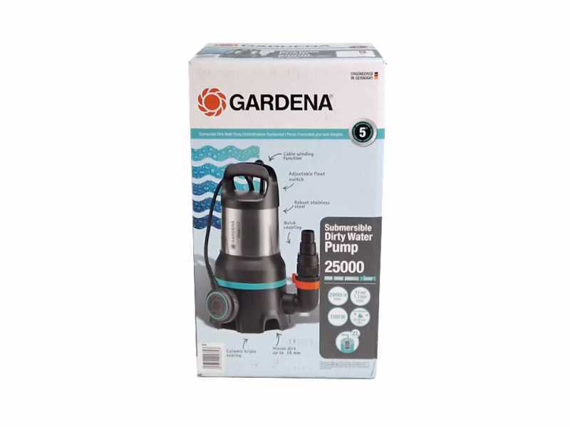 Gardena 25000 9046-20 Submersible Water Pump for dirty water - in stainless steel