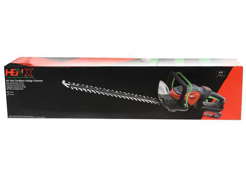 HENX H36XZA24-G Battery-powered Hedge Trimmer - 61 cm Blade - BATTERY AND BATTERY CHARGER NOT INCLUDED