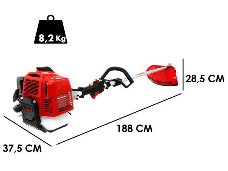 Kawasaki ATJ 53 E I - Professional petrol brush cutter - Attila shaft