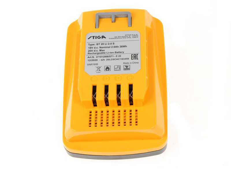 Stiga Collector 136 AE Kit - Battery lawnmower - 2x20V/2.0Ah - Cutting 34 cm