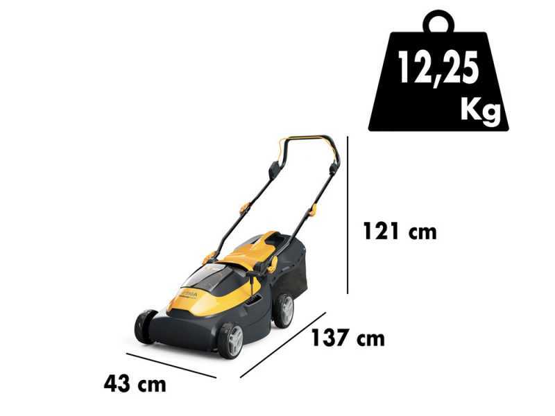 Stiga Collector 140 AE Kit - Battery lawnmower - 2x20V/4.0Ah - Cutting 38 cm