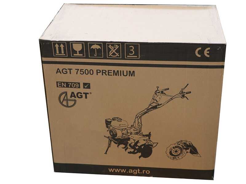 AGT 13000 - 13 HP Petrol Garden Tiller - Honda GX390 389 cc Engine - 2+1 Reverse Gear Gearbox