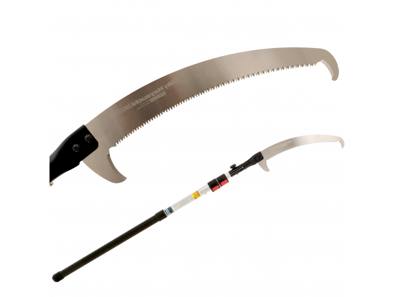 Heavy-duty Silky Hayauchi 2400 Pruning Saw on aluminium telescopic pole
