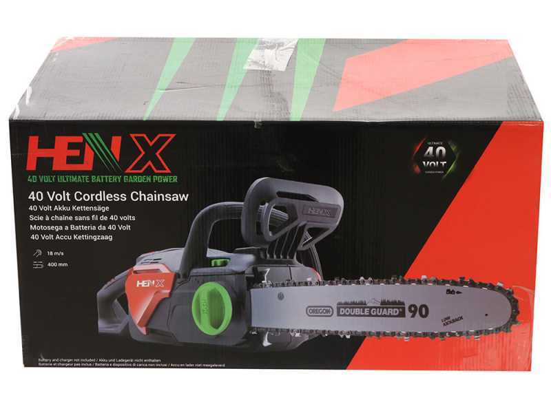 Henx H36LJ16 - Battery-powered Electric Chainsaw - 40V - WITHOUT BATTERY AND  CHARGER 
