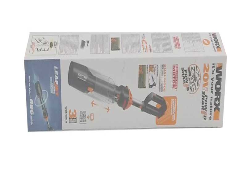 WORX HYPER WG543E.9 Leaf Blower - WITHOUT BATTERY AND CHARGER