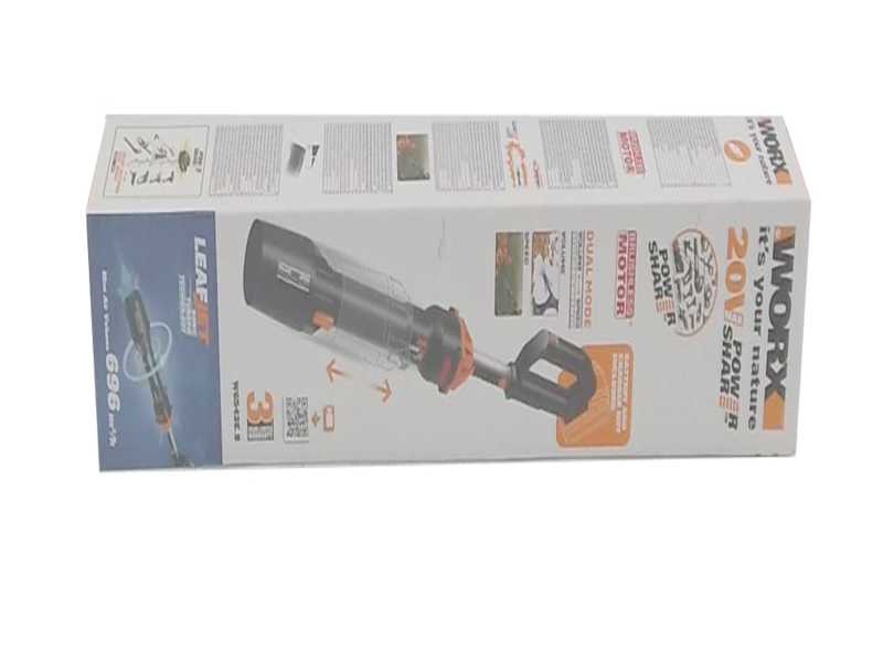 WORX HYPER WG543E Leaf Blower - with Battery and Charger