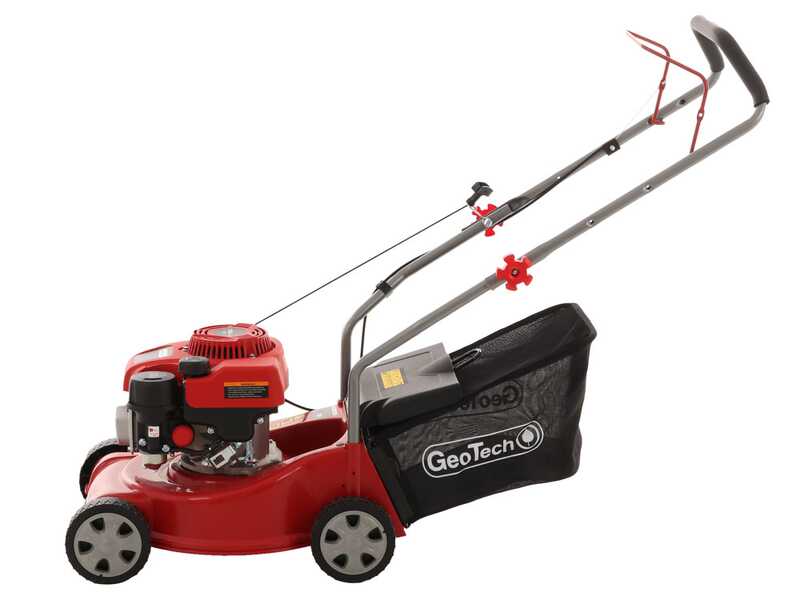 GeoTech P40-130B EVO Petrol Lawn Mower with a GeoTech 132 cc Engine