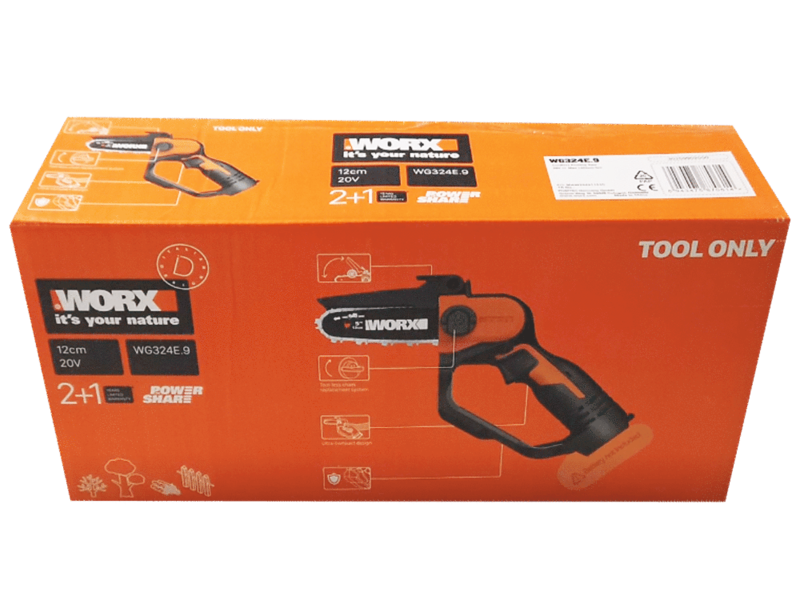 Worx WG324E 20 V 2 Ah Manual Battery-powered Pruner