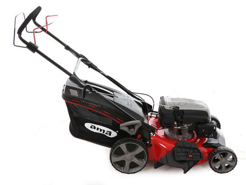 Ama TRX 511 Self-propelled Lawn Mower - 4 in 1: Grass collection, Mulching, Side and Rear Discharge