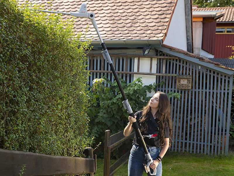 IKRA ICPH 2040 Battery-powered Hedge Trimmer on Telescopic Pole