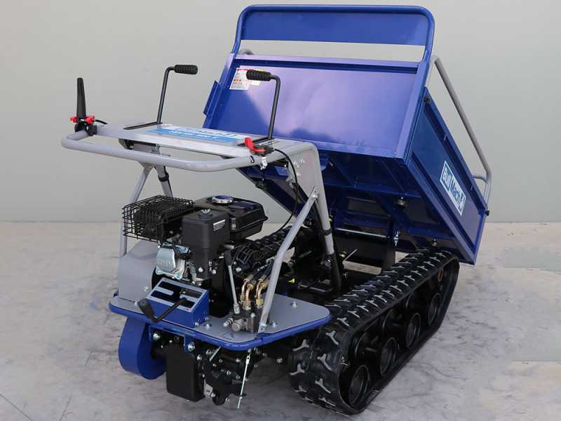 BullMach Helios 500 E Tracked Power Barrow - Hydraulic Extendable Barrow 500 Kg