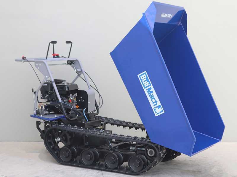 BullMach Helios 500 D Tracked Power Barrow - Dumper Hydraulic Barrow 500 Kg