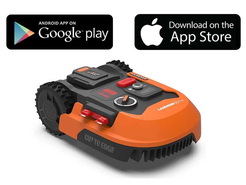 Worx Landroid WR167E Robot Lawn Mower with Perimeter Wire - 20V 4Ah Battery - M700 2.0