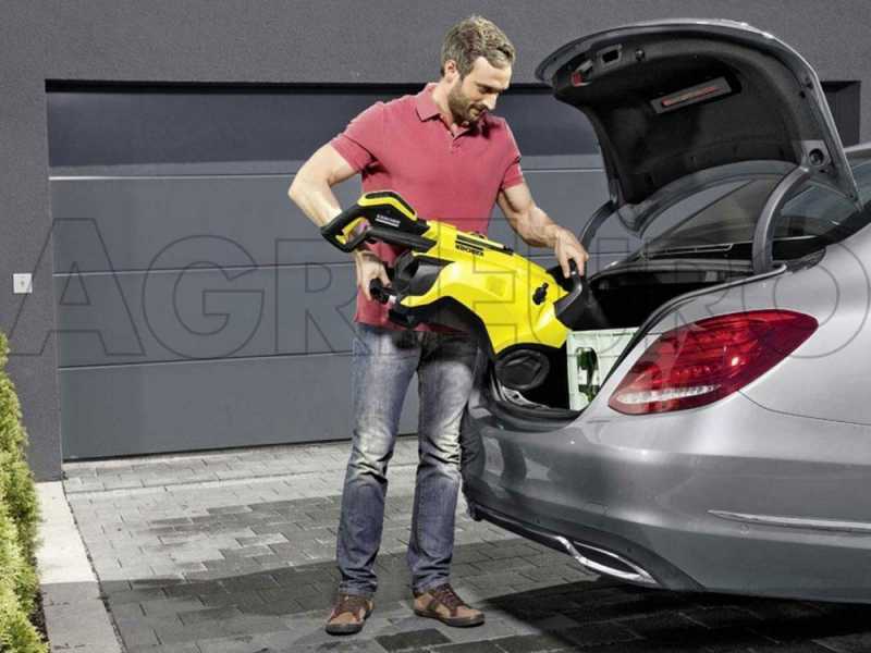 Karcher K4 Power Control Home Cold Water Pressure Washer, 420 L/h - 130 bar