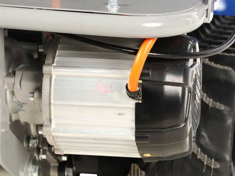 BullMach Helios 450 EB Electric Battery-Powered Tracked Barrow -  Extendable Manual Barrow 450 Kg
