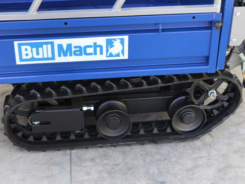 BullMach Helios 450 EB Electric Battery-Powered Tracked Barrow -  Extendable Manual Barrow 450 Kg