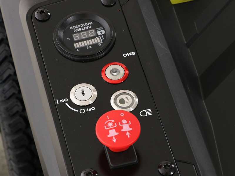 Ryobi riding mower battery indicator hot sale
