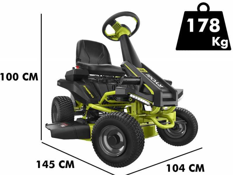 Ryobi electric riding lawn mower hotsell