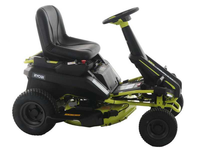 Ryobi riding deals lawn mower battery