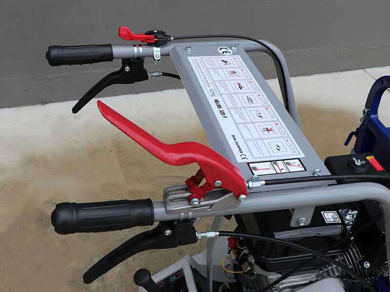 BullMach Helios 320 F Tracked Power Barrow with Tipping Sides - 320 Kg Capacity