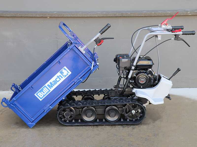 BullMach Helios 320 F Tracked Power Barrow with Tipping Sides - 320 Kg Capacity