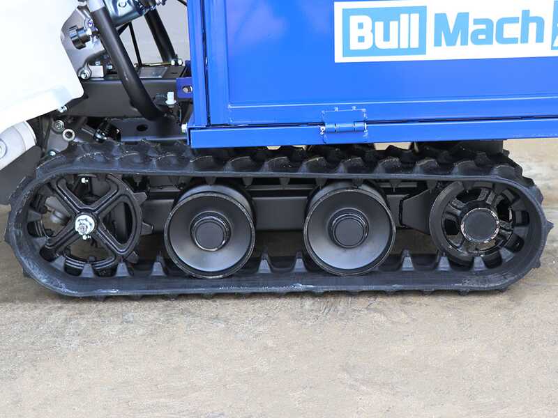 BullMach Helios 320 F Tracked Power Barrow with Tipping Sides - 320 Kg Capacity