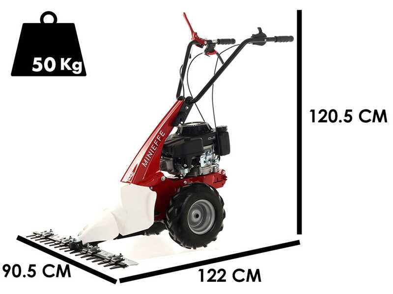 Eurosystem Minieffe - Multifunctional motor mower - Loncin L200 OHV