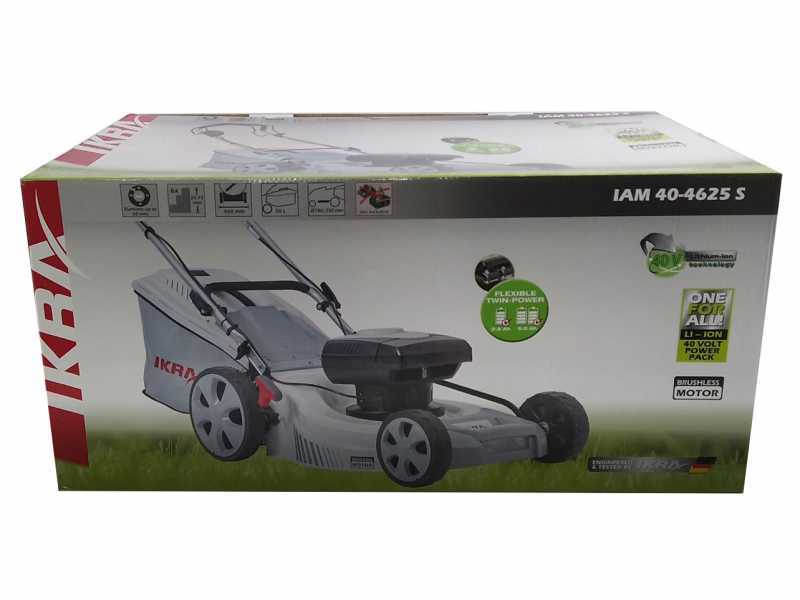 IKRA IAM 40-4625 S Self-propelled Battery-powered Lawn Mower - 40 V - 2.5Ah