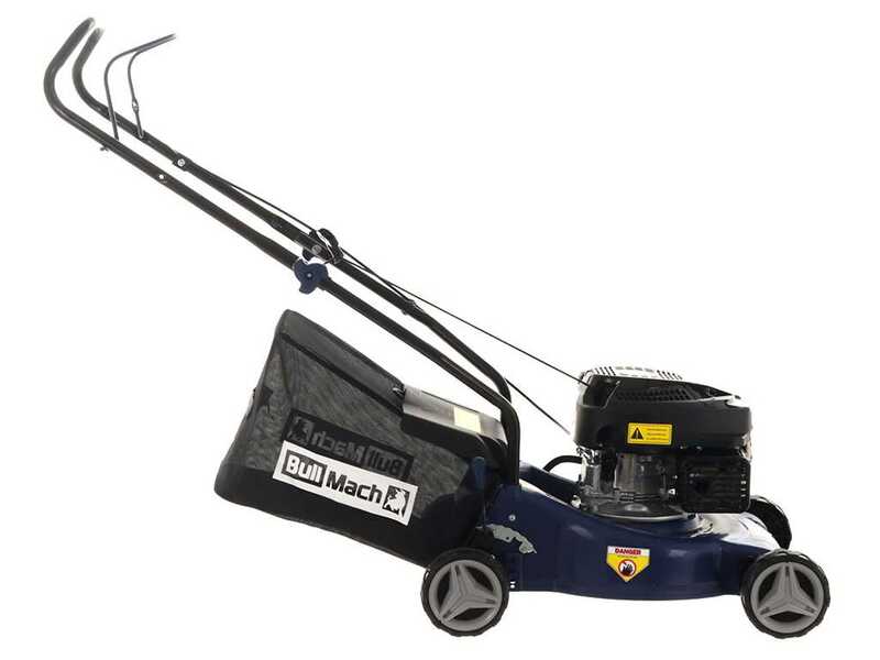 BullMach PARIS - 40 P Hand-pushed Lawn Mower - 4 Hp Petrol Engine - 40 cm Cutting Width