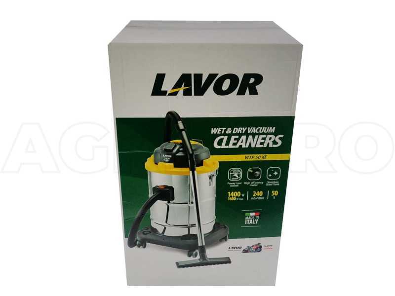 Lavor WTP 50 XE - Wet and Dry Vacuum Cleaner - with 50 L drum, 1600 W