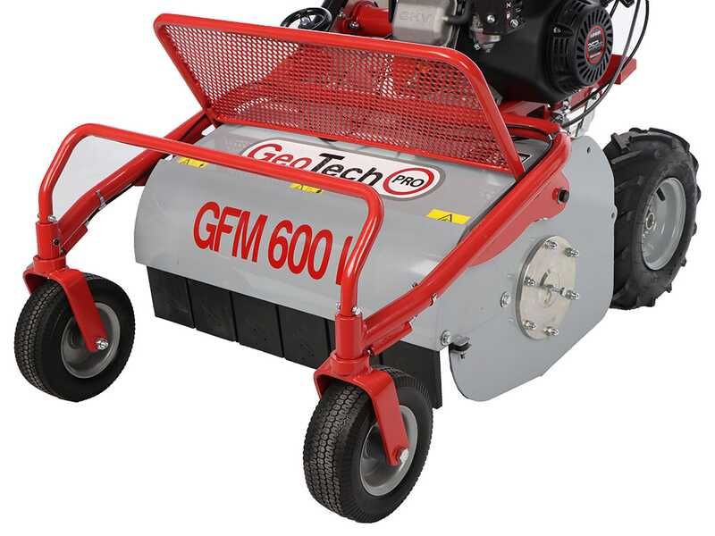 GeoTech-Pro GFM 600 L - Professional Hammer Rough Cut Mower - Loncin 250cc