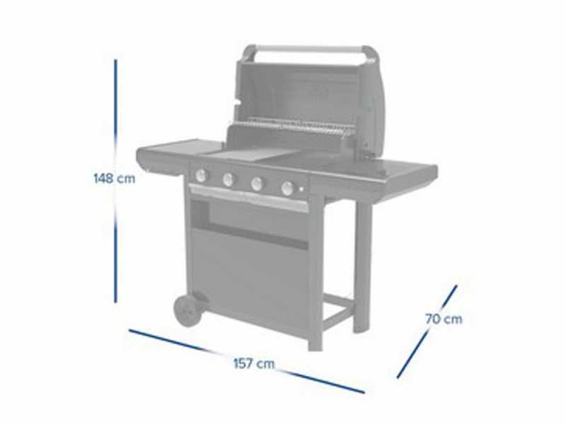 Campingaz 4 Series Select S Gas Grill cooking surface 3312 cm² , best