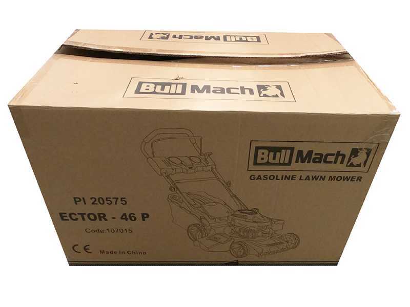 BullMach ECTOR 46 P Hand-pushed Lawn Mower - 4 in 1 - 170 cc Petrol Engine