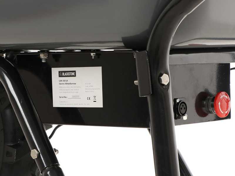 BlackStone CAR 150-M80 Electric Wheelbarrow -   24Ah/12V Battery