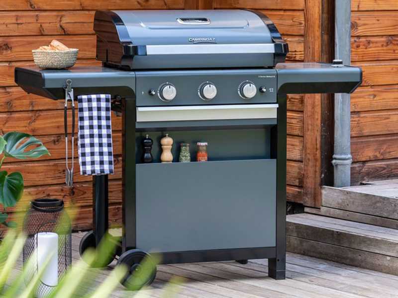 Barbecue à gaz Campingaz 3 Series Select S - avec four et grille - Culinary  modular- Technologie IstaClean Aqua Basic
