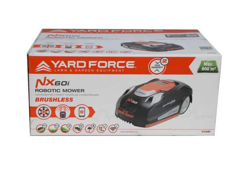 Yard Force NX60i Robot Lawn Mower - With Lihium-ion Battery